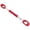 Red, variant on lacooooppia Motorcycle Balance Bar Adjustable Aluminum Alloy Sturdy Handlebar Brace Reusable Cross Bar Easy Installation Suitable for Daily Riding Mountain Roads Blue