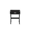 thumbnail image 6 of Fashionable Black Synthetic Wood Accent Table with Drawer for Living Room and Study 16" x 18" x 24", 6 of 6