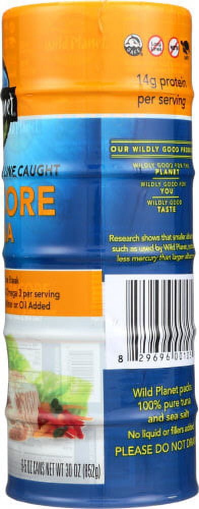 Wild Planet Wild Albacore Tuna, 5 oz Can (Pack of 6)