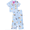 Bluey Blue, variant on Kuromi Girls Button Front Top and Pants Pajama Set, 2-Piece, Sizes 4-12