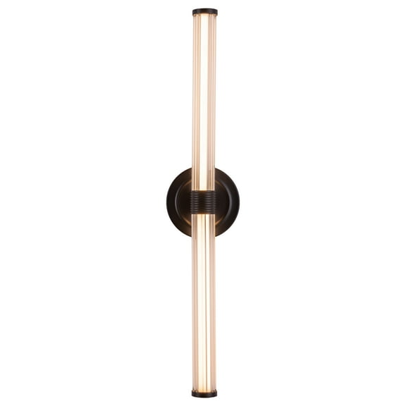 Alora Lighting WV509024MB-UNV Elsie 2 Light 24" Tall Led Bath Bar - Black