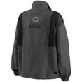 thumbnail image 3 of Women's WEAR by Erin Andrews Charcoal Chicago Cubs Packable Half-Zip Jacket, 3 of 3