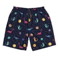 thumbnail image 5 of Goofa Space Dinosaur Printed Mens Swim Trunks Summer Quick Dry Short Beach Swimwear Bathing Suits-, 5 of 9