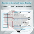 thumbnail image 4 of WZRELB RBP-500012S Pure Sine Wave 5000W (10000W Surge) 12V Power Inverter DC to AC Power - Solar, RV, Black, 4 of 5