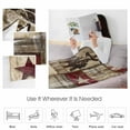 thumbnail image 4 of Texas Star Vintage Flannel Blanket for Bed, Western Cowboy Country Wooden Soft Cozy Warm Couch Throw Blanket, Lightweight Fluffy Plush Bedding Blankets for Sofa Decor All Season 30"x40", 4 of 7