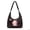 Black Axolotl Candy Cane, variant on Christmas Pug Pattern Padded Hobo Purse for Women, Large Capacity Quilted Shoulder Crossbody Bag with Matching Pendant Adjustable Strap for Winter Holiday Shopping Daily