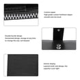 thumbnail image 3 of Long Wallet, PU Leather Multifunctional Card Holder with Zipper and Strap Retro Design, Business Handbag, 3 of 7