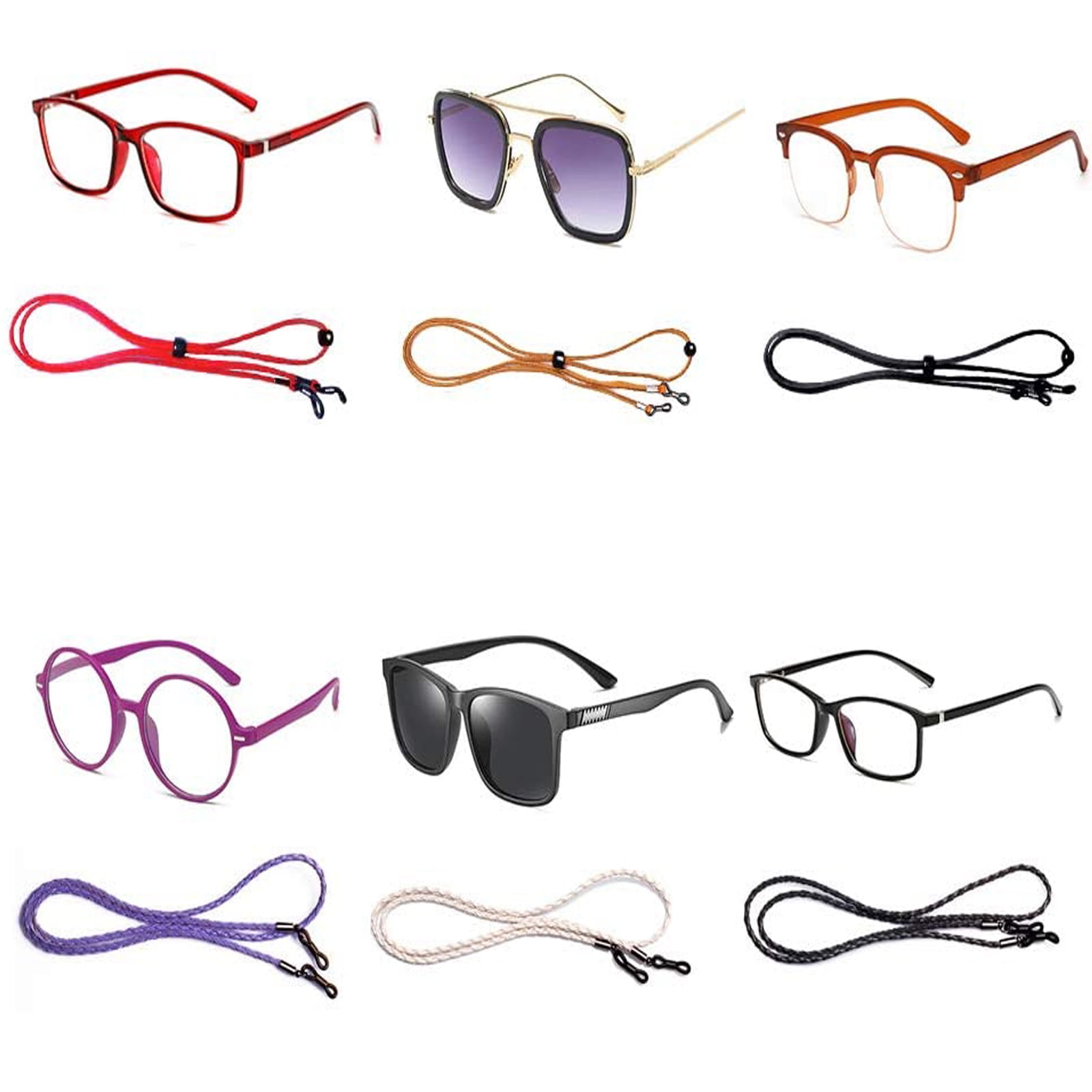 IPOTCH Fashion Eyeglass Chain Sunglasses Holder Strap Eyewear Lanyard 