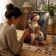 thumbnail image 5 of Large Christmas Diamond Painting Kit, 12X8 in Pearl Mosaic Canvas, Easy Beginner Holiday Wall Art for Entryway and Party Decorations, 5 of 7