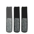 thumbnail image 2 of Pack of 3 Pairs - XXXL Non-Skid Bariatric Extra Wide Slipper Socks for People with Swollen feet Diabetes & Edema (1 Grey 2 Black), 2 of 6
