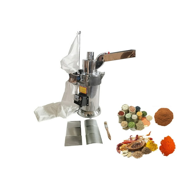 INTSUPERMAI Electric Grain Grinder Herb Spice Pulverizer Grinding Machine