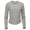 Oxford Heather, variant on BW3103 Waffle Knit Baby Long Sleeve Tee-Navy-XXS