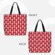 thumbnail image 2 of Disketp Cartoon Lobster Bolsa Tote de Lona para Mujer, Bolso de Hombro y Cruzado con Cierre de Cremallera, 2 of 7