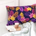 thumbnail image 6 of Vsdgher Purple Flower Print Pillow Cases -Iconic Collection Pillowcases -Extra Soft, Not easy to deform,not pilling Export quality, 6 of 8