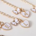 thumbnail image 2 of A-Z Letter Keychain For Women 26 Initials Alphabet Cute Butterfly Pendent Tassel Key Chain Wallet Handbag Jewelry Accessories, 2 of 6