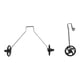 thumbnail image 1 of Juego de tren de aterrizaje RC Craft, accesorios de tren de aterrizaje de alambre de acero planeador,, 1 of 9