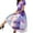 Purple-c, variant on TJAZFJPA African Dresses for Women Women's Spring/Summer Fashion and Elegant Temperament Colorful Easter Egg Rabbit Theme Printed Round Neck Short Sleeve Casual Dress Long Dress5 Party Dress