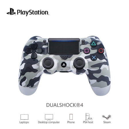 SonyPSt4 DualShock 4 Controller Wireless, Camouflage Grey, SonyPlayStation 4 Gamepad with Headphone Jack and Touch Pad