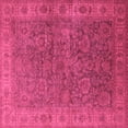 thumbnail image 1 of Ahgly Company Indoor Square Oriental Purple Industrial Area Rugs, 8' Square, 1 of 4