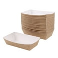 thumbnail image 4 of FOLOYORI 50Pcs Waterproof Khaki Paper Cake Box for Parties and Weddings 12x4.7x1.4in, 4 of 8