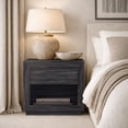 thumbnail image 2 of Soren Contemporary 26" Nightstand in Charcoal Gray (1-Drawer), 2 of 8