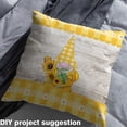 thumbnail image 3 of Erosebridal Sunflower Upholstery Fabric,Yellow Floral Gnome Fabric by the Yard,Spring Farmhouse Decorative Fabric,Rustic Farm Daisy Flower Quilting Fabric for Diy Upholstery,2 Yards, 3 of 5