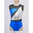 thumbnail image 5 of YiZYiF Kids Girls Gymnastics Outfit Sleeveless Dance Sports Leotard Athletic Biketard,Sizes 6-16, 5 of 7