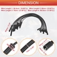 thumbnail image 3 of Cables de bobina de encendido de bujía de automóvil Unique Bargains de 7 mm, aptos para Ford F-150, F-250, F-350 Super Duty 6.2L - Paquete de 8, 3 of 7