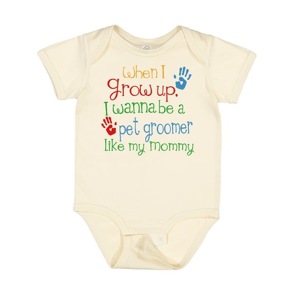 Inktastic Pet Groomer Like Mommy Boys or Girls Baby Bodysuit
