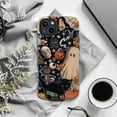 thumbnail image 6 of Vintage Halloween Collage Phone Case for iPhone 16 15 14 13 12 11 Pro Max, Mini & Plus – Retro Ghost, Black Cat, Pumpkins & Spooky Decor, 6 of 6
