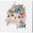 thumbnail image 1 of Great Art Now Loved Hedgehog by Valerie Wieners, Canvas Wall Art, 24W x 24H, 1 of 2