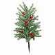 thumbnail image 1 of Árbol artificial de Navidad para jardín, decoración de estacas, planta artificial para jardín. Bayas rojas verdes, 1 of 9