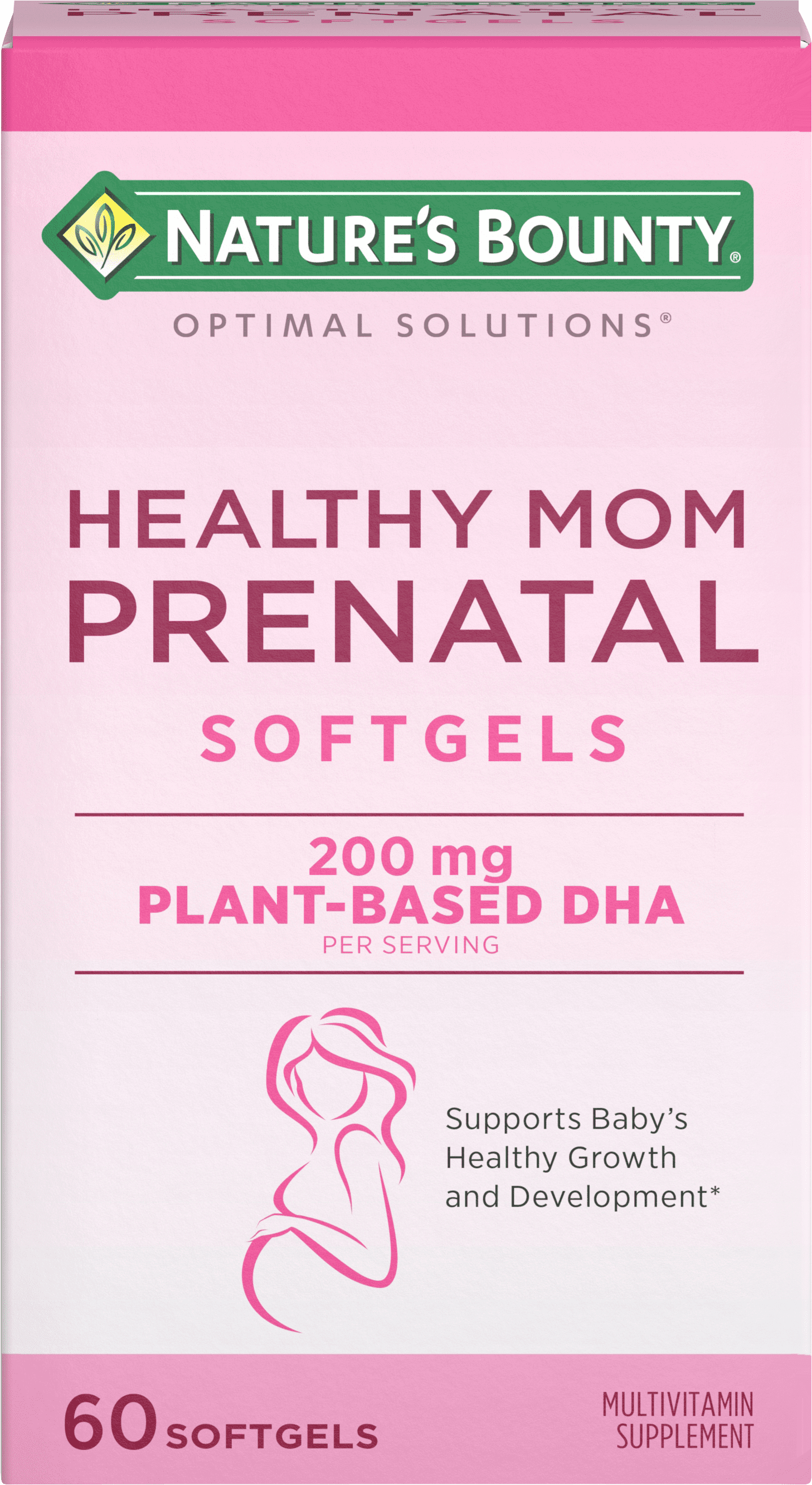 Nature's Bounty Optimal Solutions Prenatal Multivitamin Softgels, 60 Ct