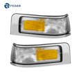 thumbnail image 5 of Headlight & Side Signal Light Compatible with 1995 1996 1997 Lincoln Town Car Pair Set, 5 of 5
