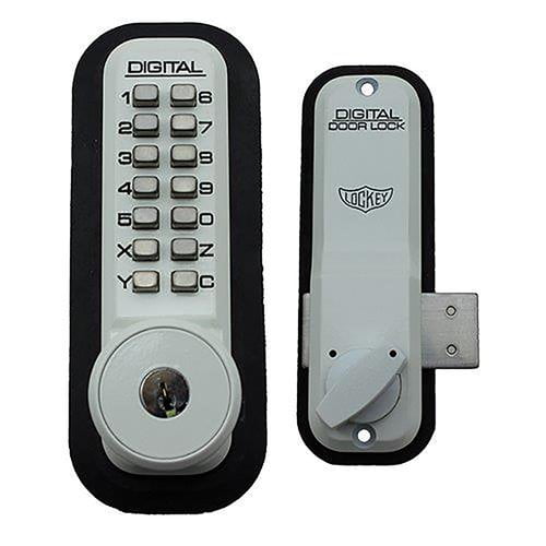Lockey USA Mechanical Keyless Surface Mount Deadbolt Lock with Key