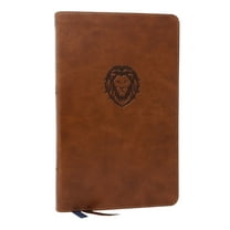 Nkjv, Thinline Bible Youth Edition, Leathersoft, Brown, Red Letter Edition, Comfort Print, (Hardcover)