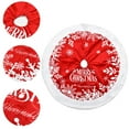 thumbnail image 5 of 35" Christmas Tree Skirt, Red Tree Skirt Christmas Ornaments Traditional Christmas Tree Mat for Xmas Party Decoration, 5 of 8