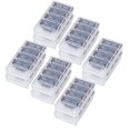 thumbnail image 1 of 3 Layer Sharp Safety Razor compatible with Gillette Mach 3 Manual Razor Blades Replacement Refills Stainless Steel Blades,Pack of 8/12/24/48 E-Shaver head, 1 of 17