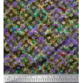 thumbnail image 1 of Soimoi Viscose Chiffon Fabric Check & Texture Decor Fabric Printed Yard 42 Inch Wide, 1 of 1