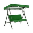 thumbnail image 5 of oshhnii Garden Swing Chair Canopy Cover Kit Accessories Canopy 195x125x15cm Sunproof Dark Green, 5 of 8