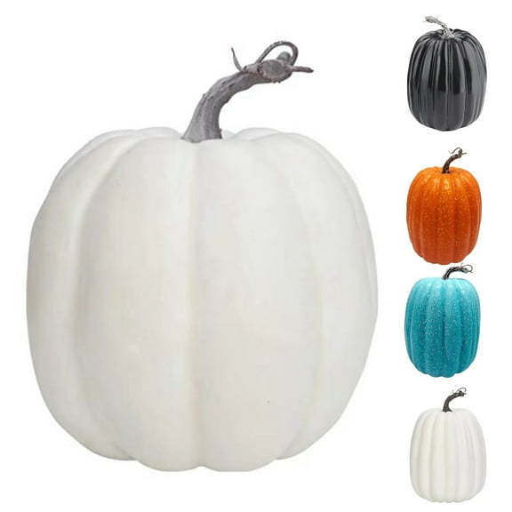 Mightlink Artificial Pumpkins,DIY Foam Harvest Pumpkins,Painting Pumpkin Model for Autumn Thanksgiving Decor