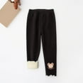 thumbnail image 5 of Zwiiyzr Toddler Girls Winter Leggings Fleece Lined Tights Footless Elastic Cotton Full Length Pants for 2-8 Years Old Black, 5 of 9