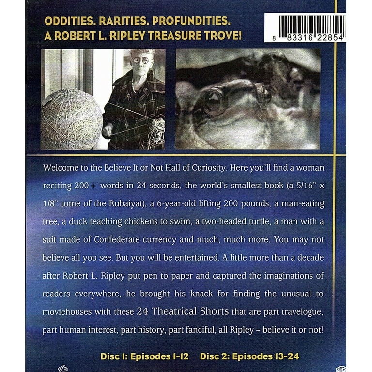Ripleys Believe It or Not (DVD), Warner Archives Ripleys Believe It or Not (DVD), Warner Archives