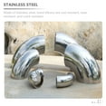 thumbnail image 5 of unbranded  4 Pcs Exhaust 90 Degree Elbow Car Pipe Handrail Fittings Hose Barb, 5 of 7