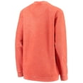 thumbnail image 3 of Women's Pressbox Orange Miami Hurricanes Comfy Cord Vintage Wash Basic Arch Pullover Sweatshirt, 3 of 3