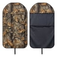 thumbnail image 5 of Garronmavis 1 PC Waterproof Front Car Seat Towel Cover, Stain and Sweat Resistant Non-Slip Universal Fit Seat Protector, for Cars SUV Trucks Van, Ideal for Gym Workout Beach Hiking Trips, 5 of 8