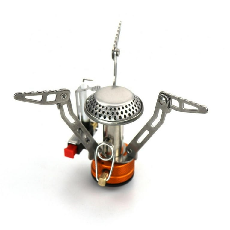 Camping Stove Backpacking Stove Pocket Camp Stove Ultralight and Portable with Piezo Ignition