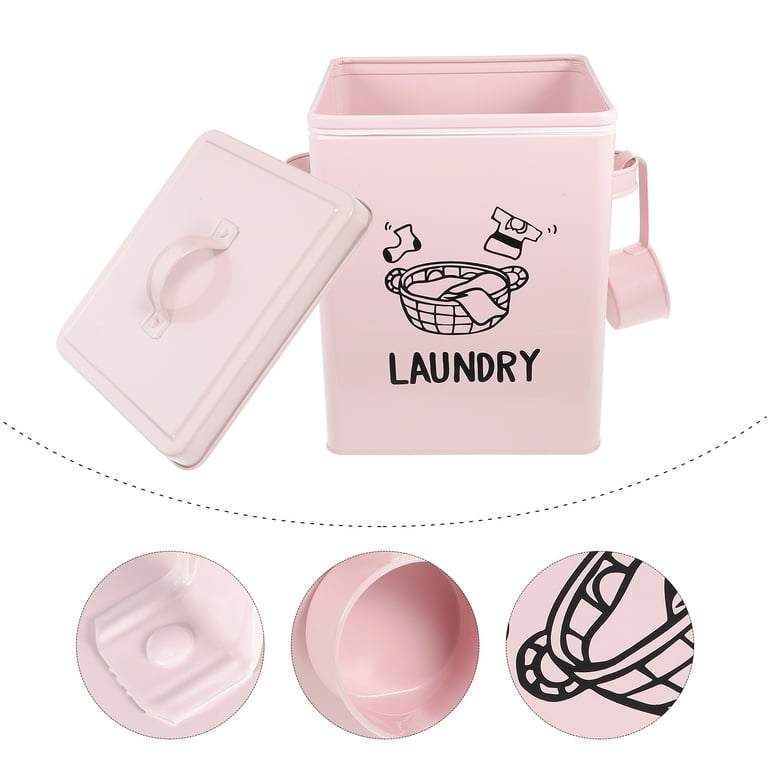 Pink Small Laundry Powder Storage Bin – UrbanPinkCollective