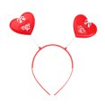thumbnail image 2 of Aro para el pelo con forma de corazón y lentejuelas para el día de San Valentín, estilo europeo y americano, con forma de corazón de melocotón, 2 of 5
