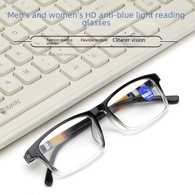 Puesto de venta al por mayor de gafas de lectura, gafas de lectura anti-luz azul HD para hombres y mujeres